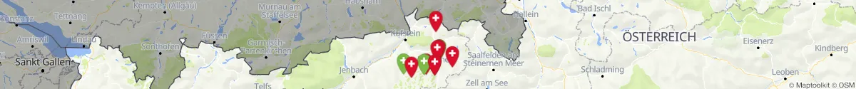 Map view for Pharmacy emergency services nearby Kitzbühel (Tirol)
